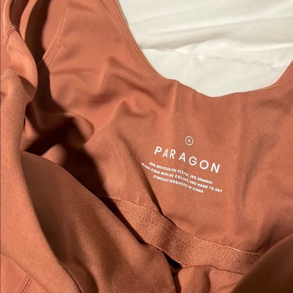 Terracotta Sleeveless Bodysuit S - Picture 3 of 4